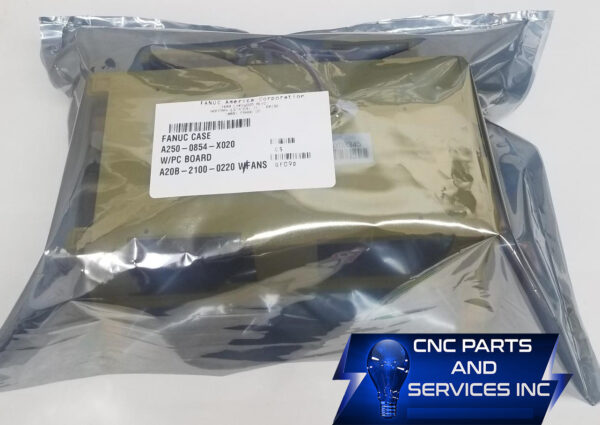 FANUC CASE A250-0854-X020 W/PC BOARD A20B-2100-0220 W/FANS